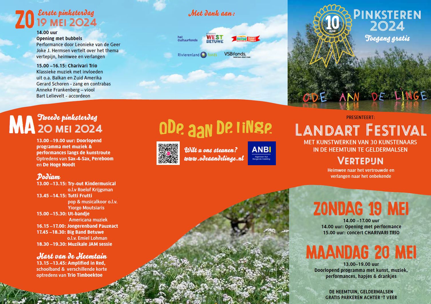 Flyer Ode aan de Linge